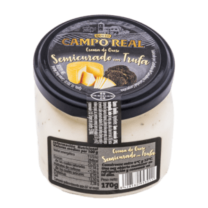 Crema queso Semicurado con trufa (tarro 170gr.)