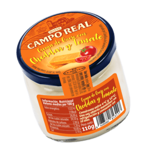 Crema queso Cheddar y Tomate (Tarro 110 Gr.)